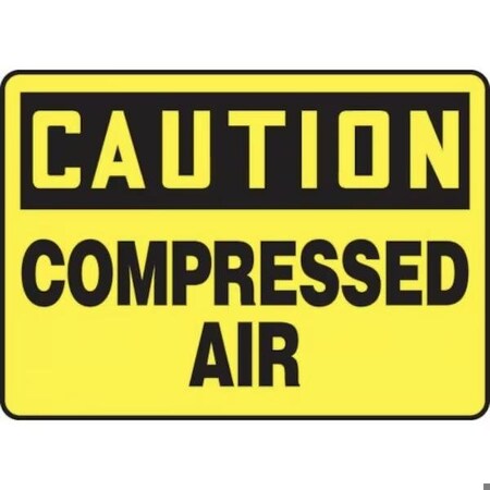 Accuform OSHA CAUTION SAFETY SIGN COMPRESSED MCPG604XT MCPG604XT
